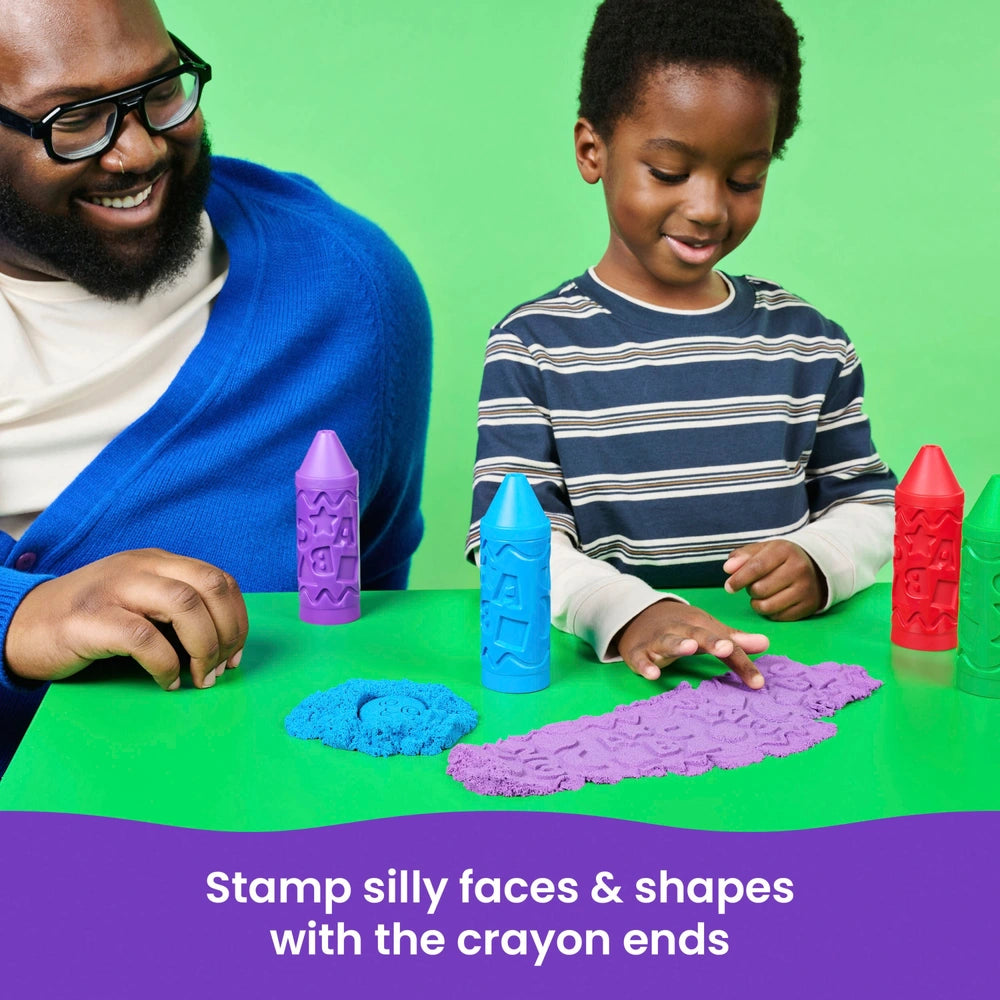 Kinetic Sand Stamp N Roll Crayon Assortment