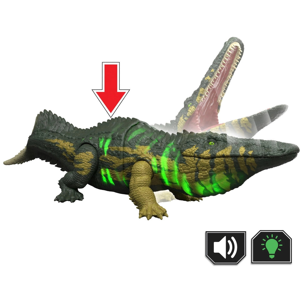 Jurassic World Survival Wild Roar Stomatosuchus Action Figure