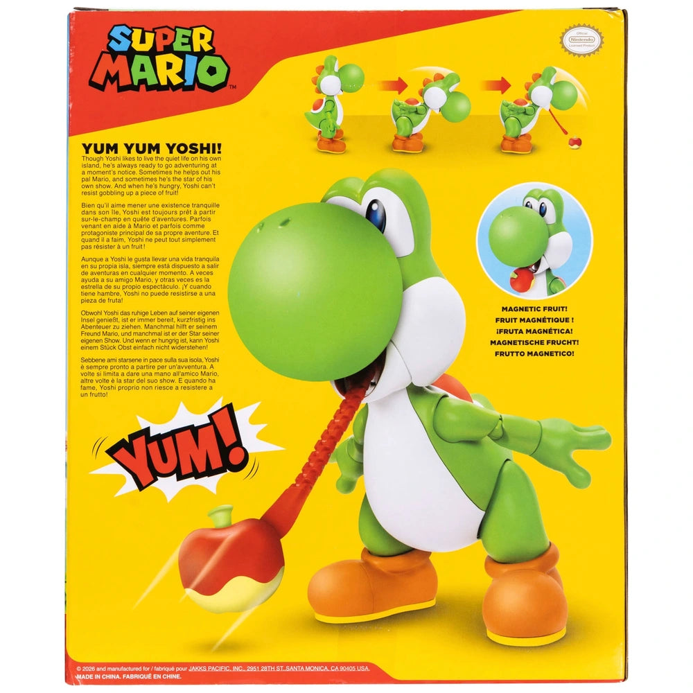 Super Mario Yum Yum Yoshi Action Figure