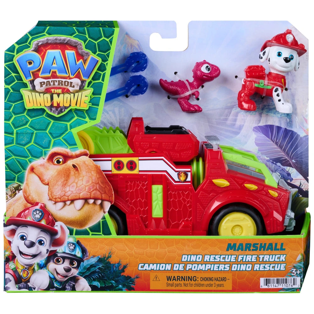 Paw Patrol The Dino Movie - Marshall Dino Rescue Fire Truck