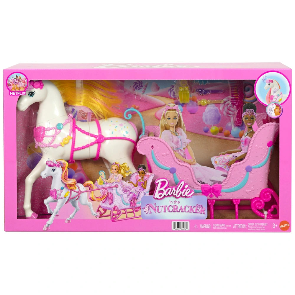 Barbie in The Nutcracker Land Of Sweets Horse & Sled
