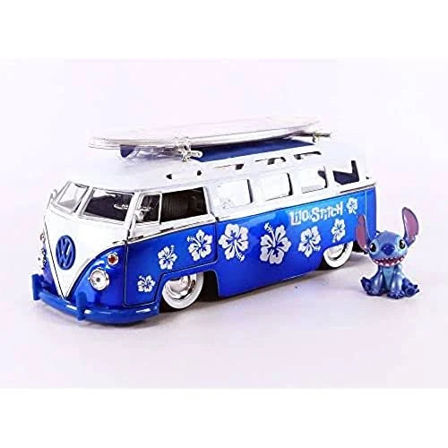 Jada Stitch & Volks Wagen T1 Bus 1 1:24 Die Cast