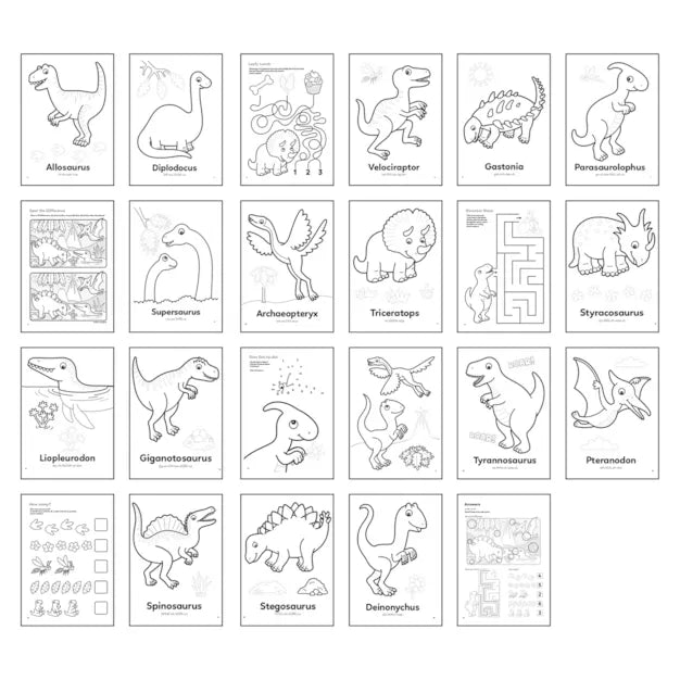 Orchard Dinosaur Colouring Book