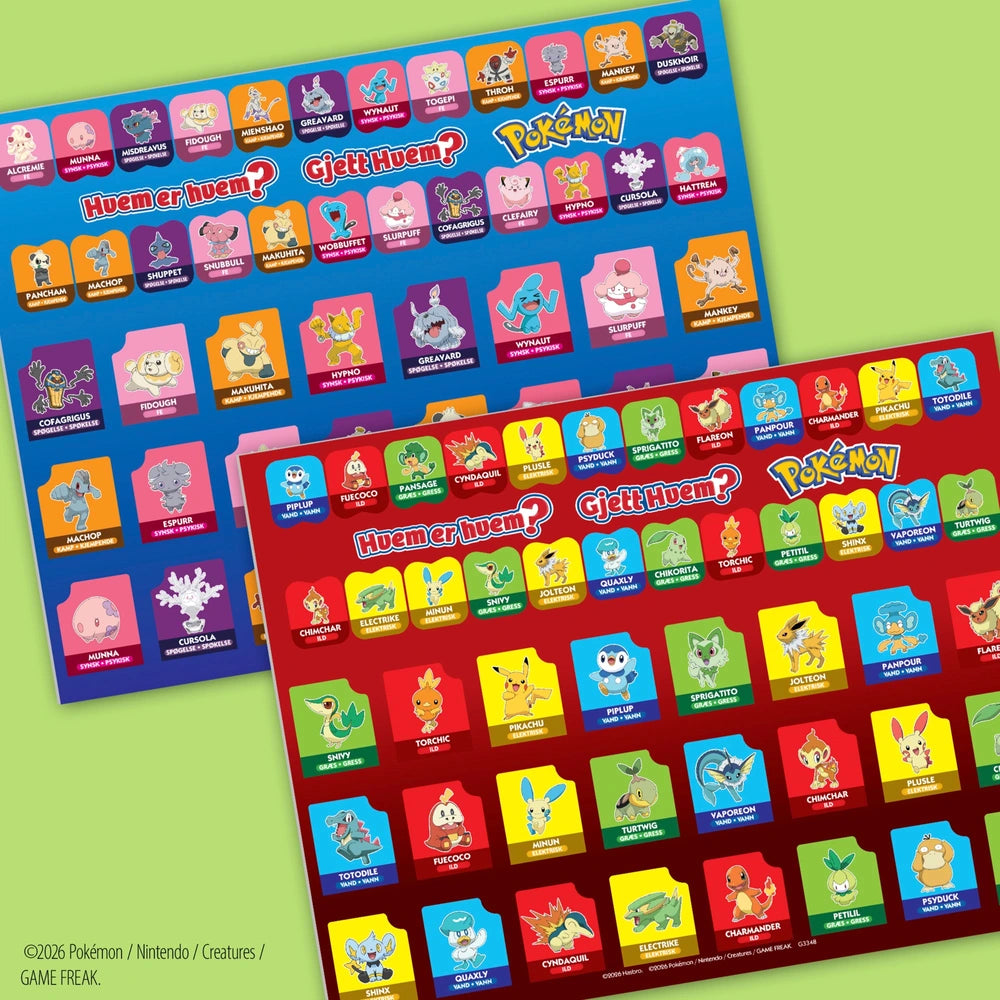 Guess Who Pokemon