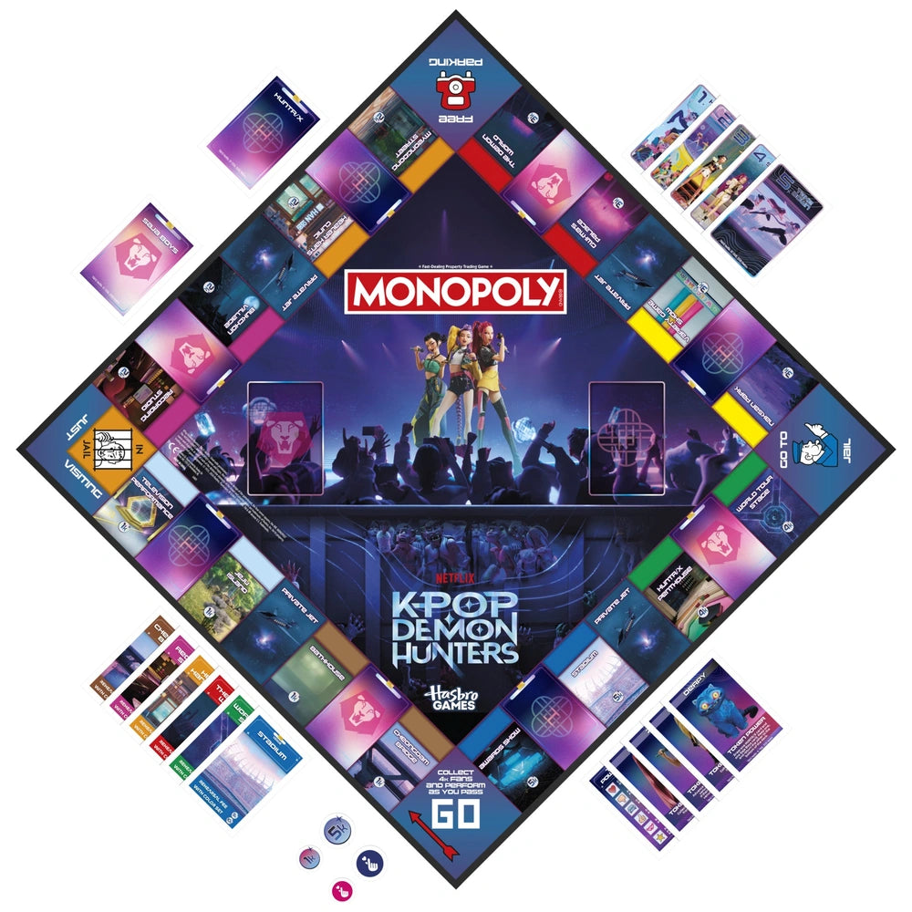 Monopoly KPop Demon Hunters Game