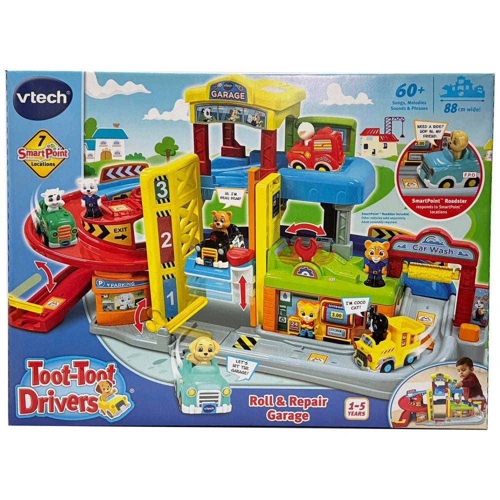 VTech Toot Toot  Roll And Repair Garage Playset
