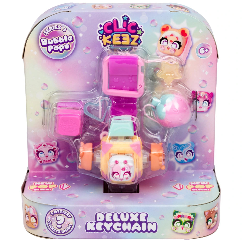 Clickeez Series 3 Bubble Pops Deluxe Keychain
