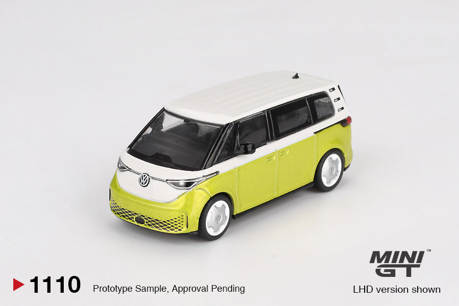 Mini GT Volkswagen ID.Buzz Candy White/ Pomelo Yellow 1:64 Die cast