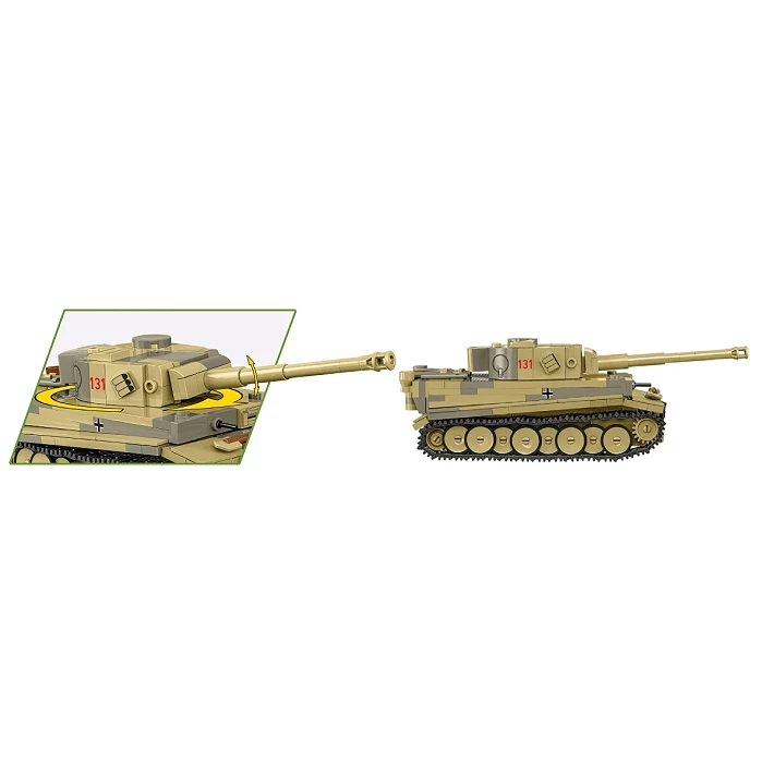 Cobi 2734 Panzer VI Tiger 1 Tank 1:48 Scale Set