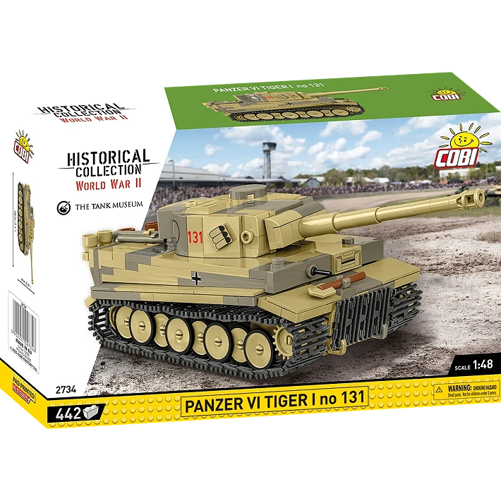Cobi 2734 Panzer VI Tiger 1 Tank 1:48 Scale Set