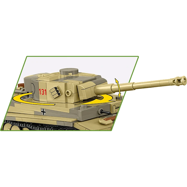 Cobi 2734 Panzer VI Tiger 1 Tank 1:48 Scale Set