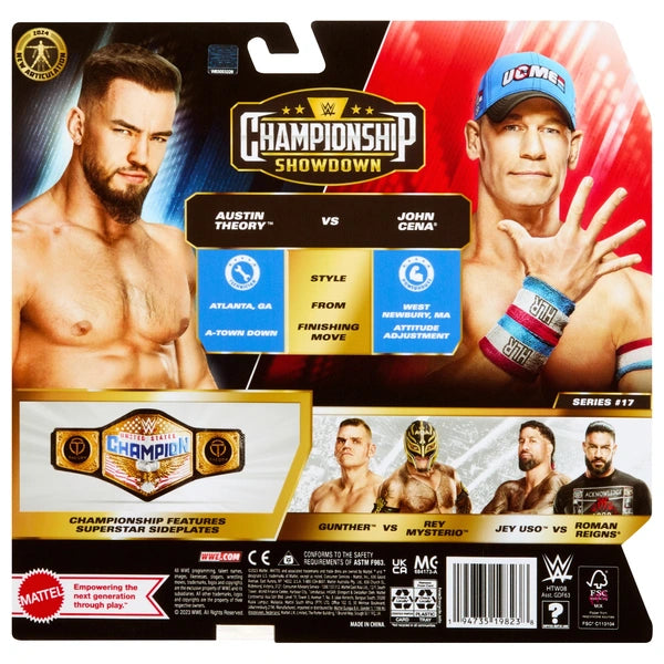 WWE Championship Showdown Austin Theory Vs John Cena