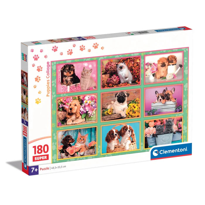 Clementoni Super Moli Puppies 180 Piece Jigsaw