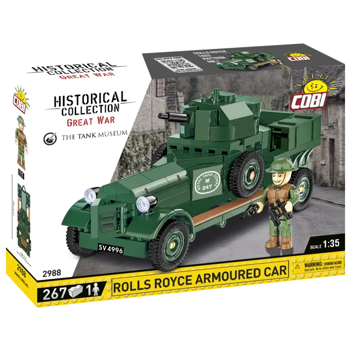 Cobi 2988 Rolls Royce Armoured Car 263 Piece Set