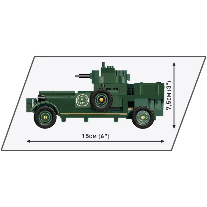Cobi 2988 Rolls Royce Armoured Car 263 Piece Set