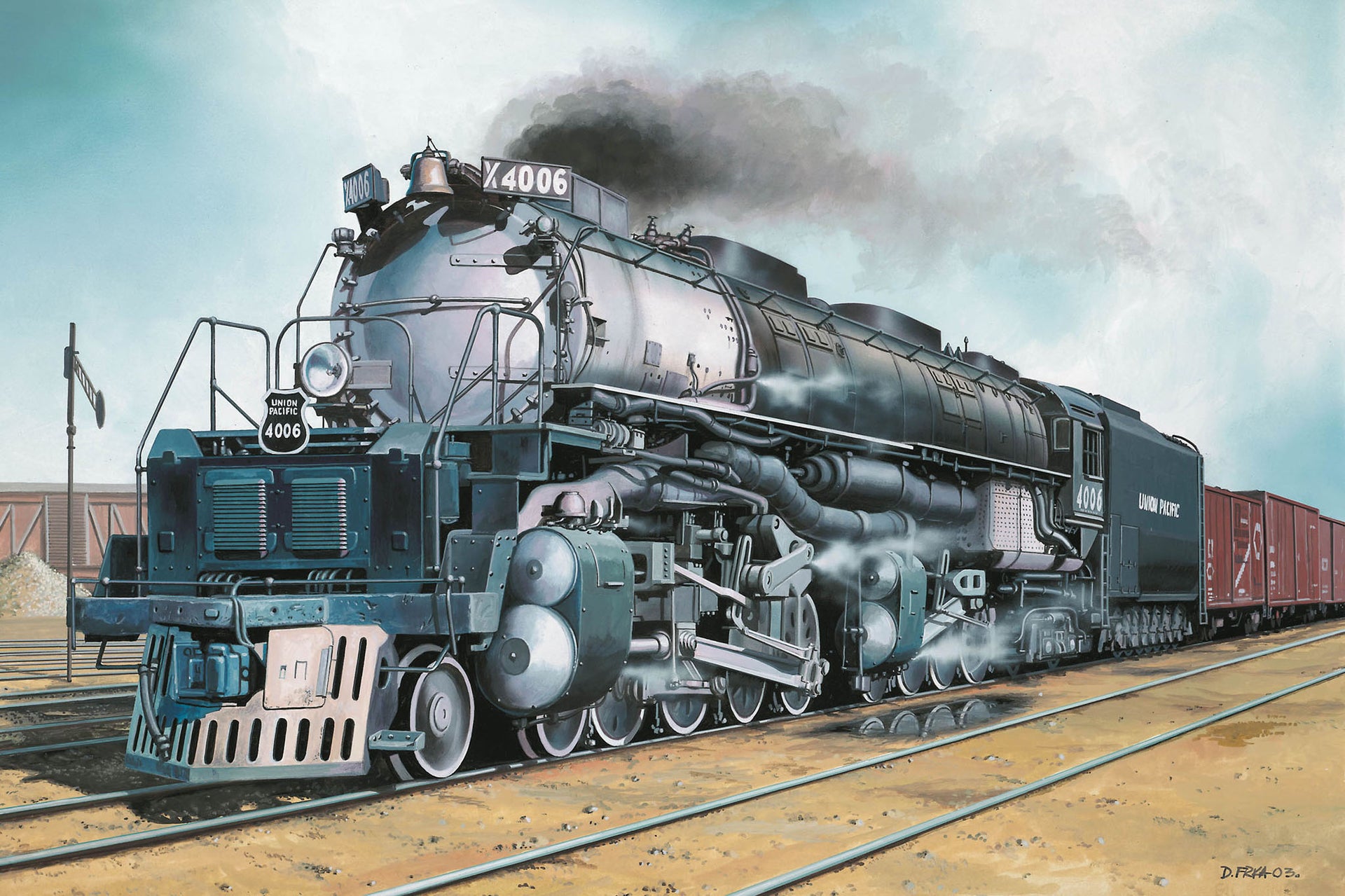 Big Boy Locomotive 1:87 Scale Kit