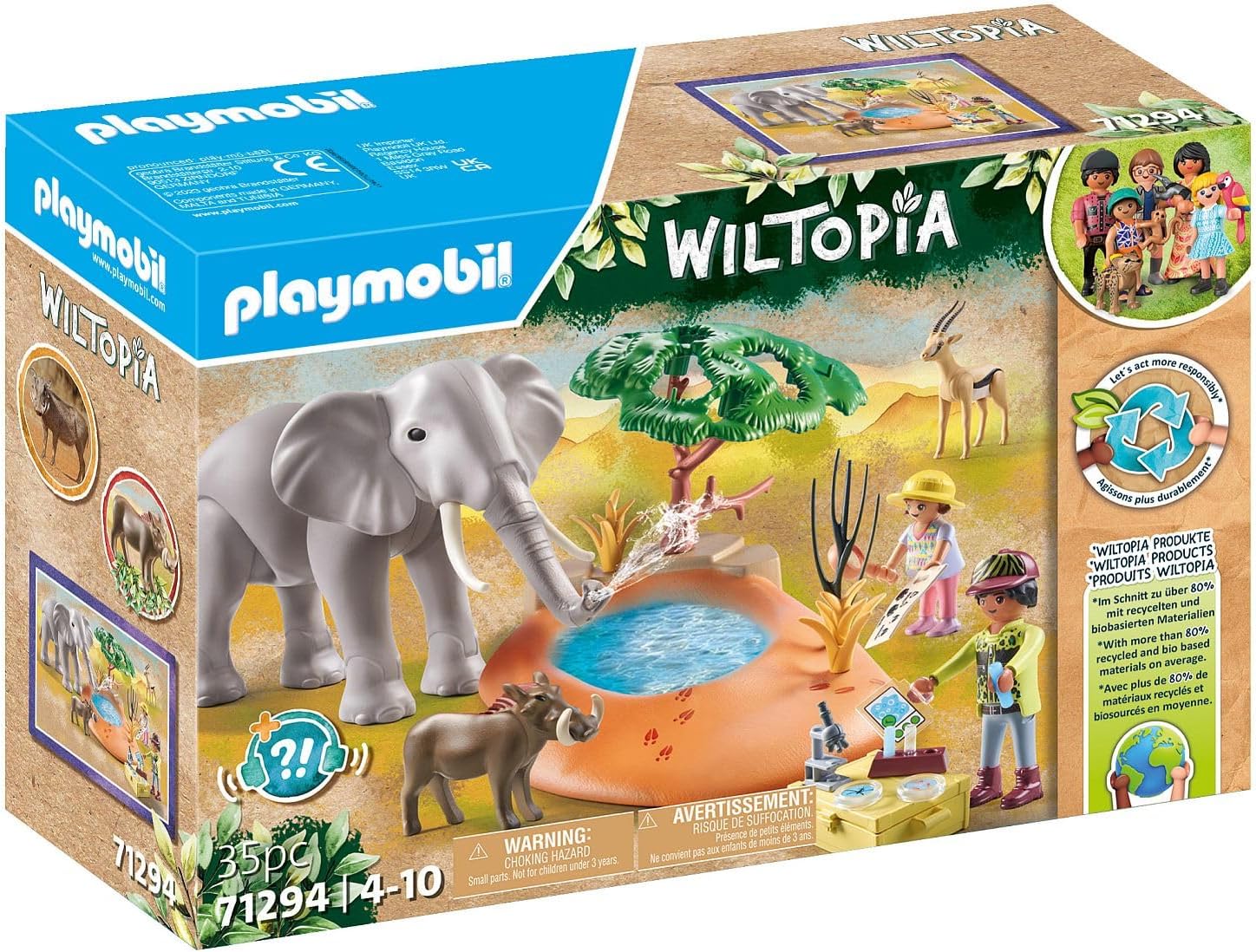 Playmobil Wiltopia - Elephant at the Watering Hole