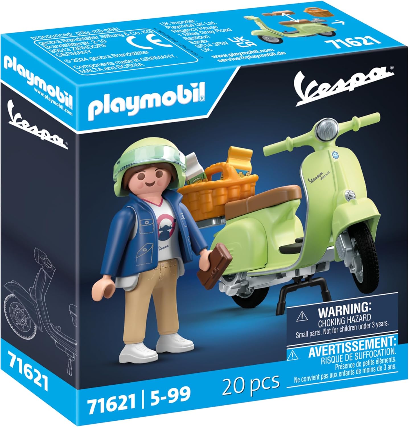 Playmobil 1969 Vespa 150 Sprint Veloce Lime Green