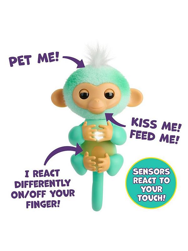 Fingerlings Monkey Teal Eva