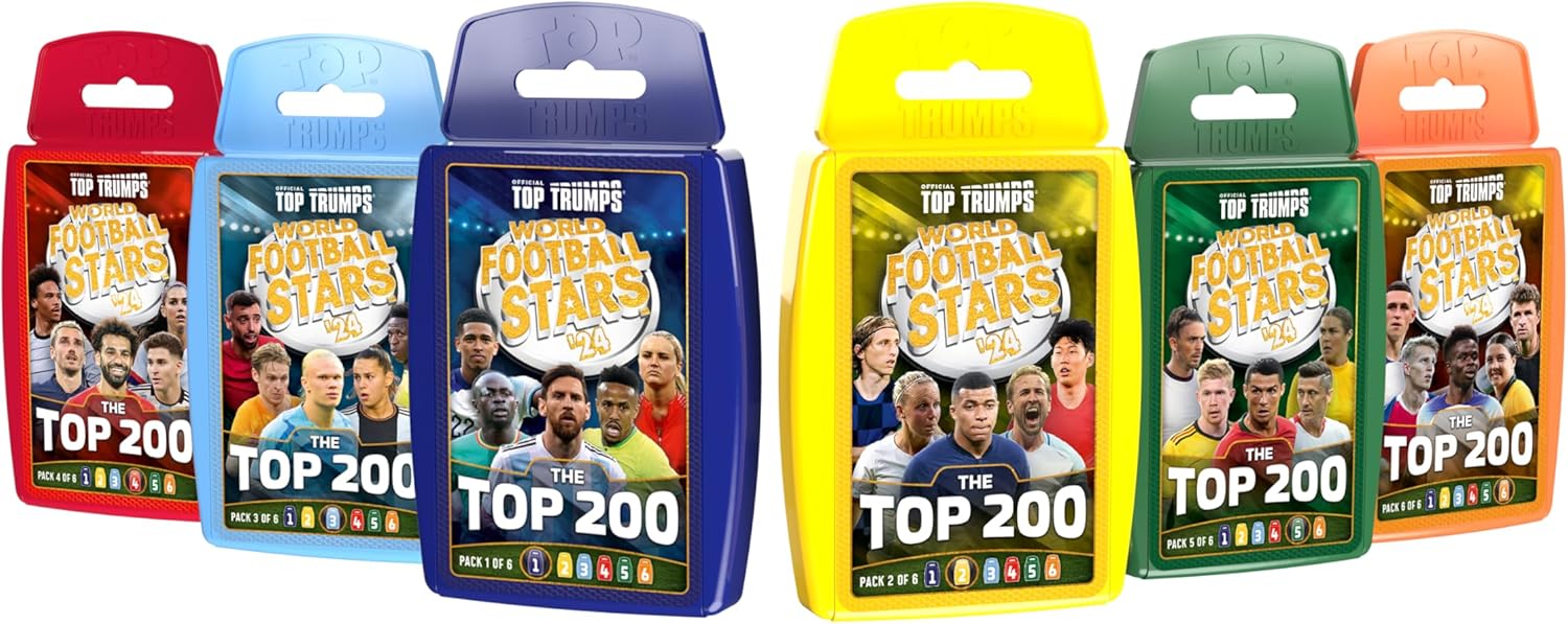 Top Trumps World Football Stars Collectors Kit