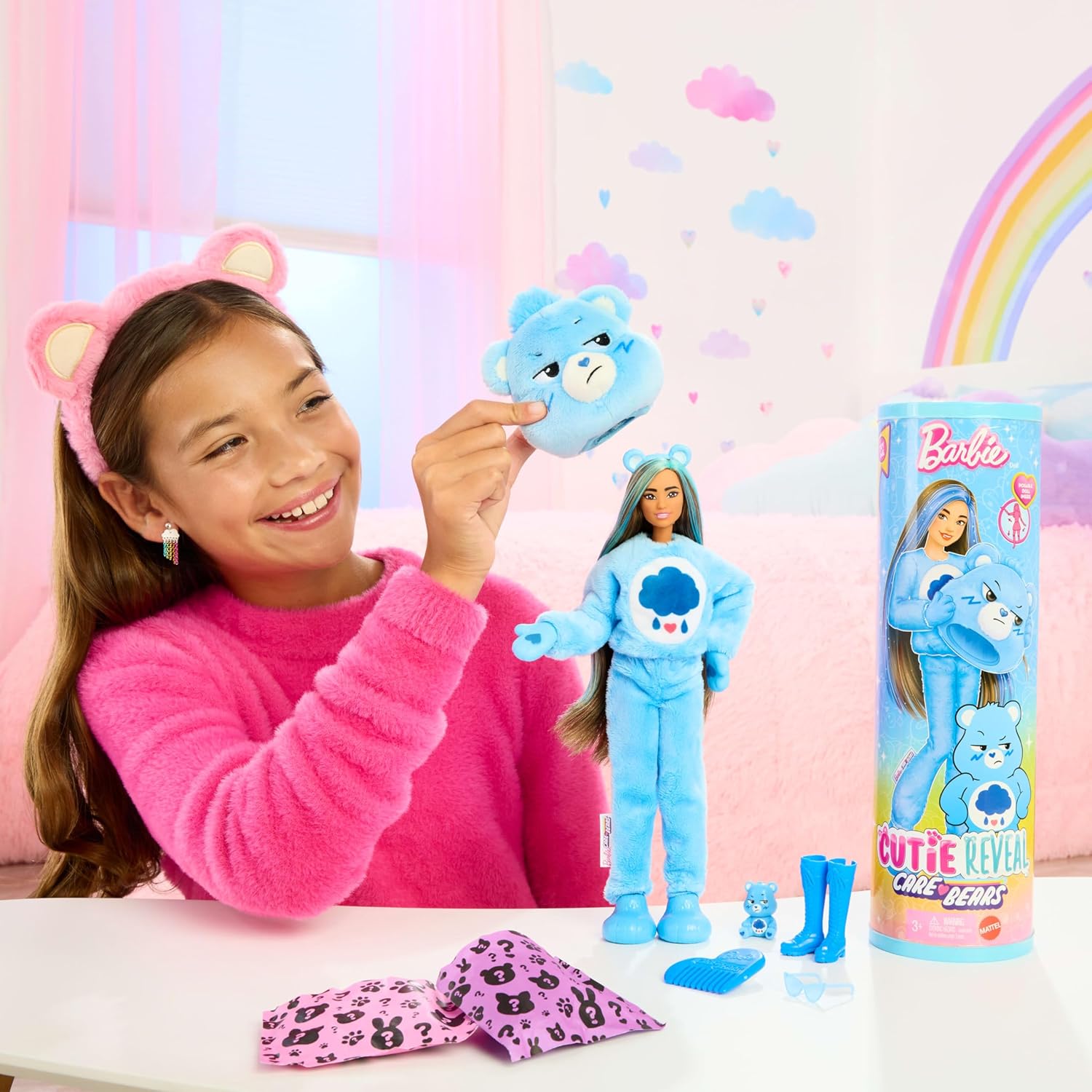 Barbie Cutie Reveal Care Bears Grumpy Bear