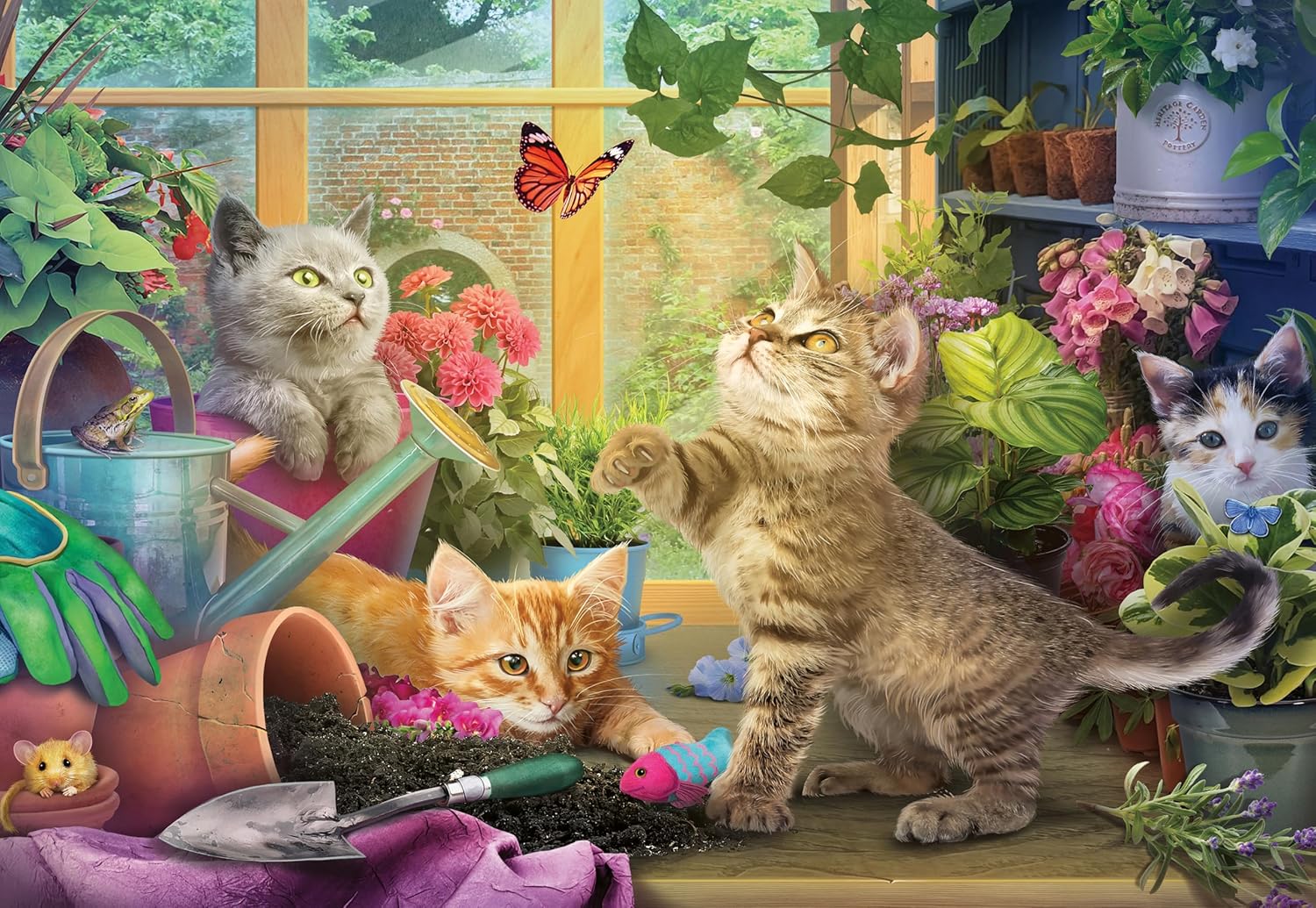 Cheeky Cats 200 XL Piece Jigsaw Puzzle
