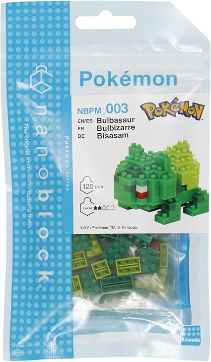 Nanoblocks Pokemon Bulbasaur Figure