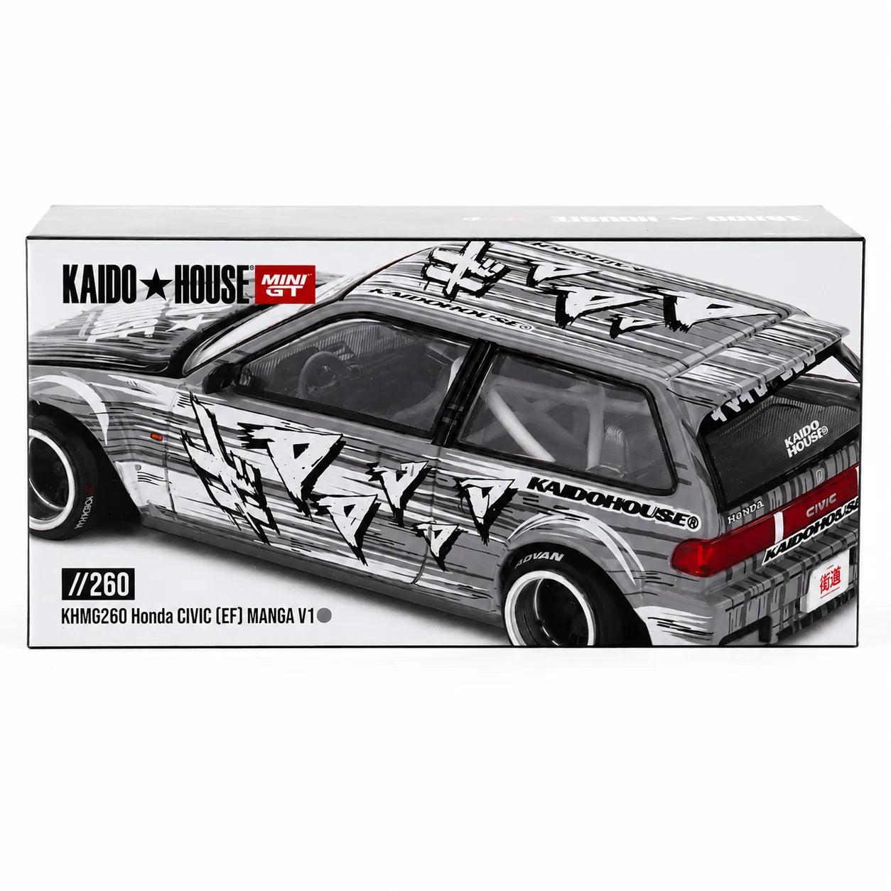 Mini GT Honda Civic (EF) Kaido Manga 1:64 Scale