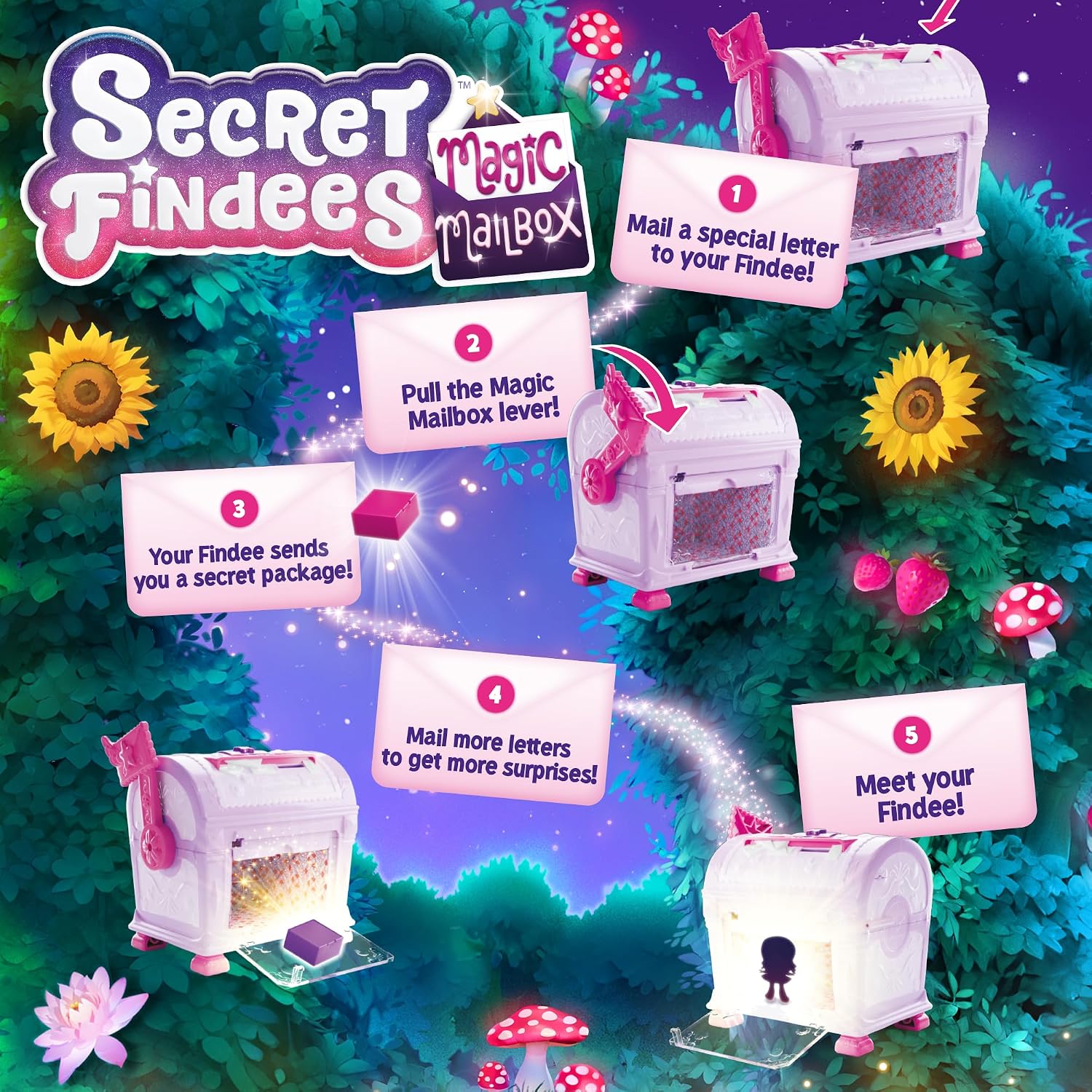 Secret Findees Magic Mailbox Pink