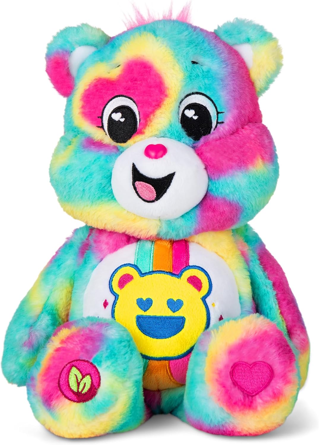 Care Bears Good Vibes Bear 35cm Medium Plush Bear