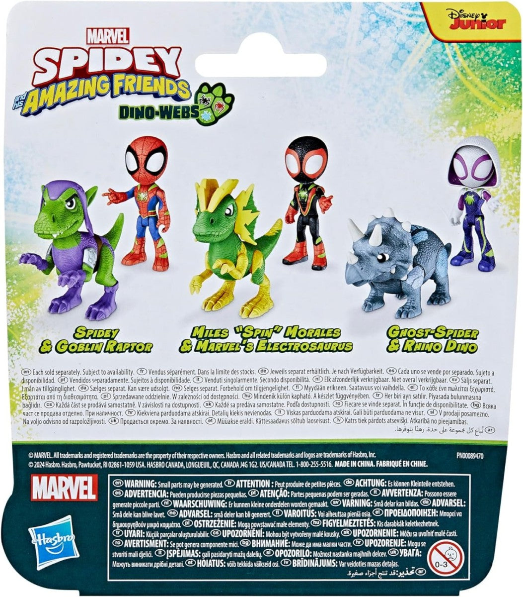 Spidey & his Amazing Friends Dino Webs: Miles "Spin" Morales & Marvels Electrosaurus