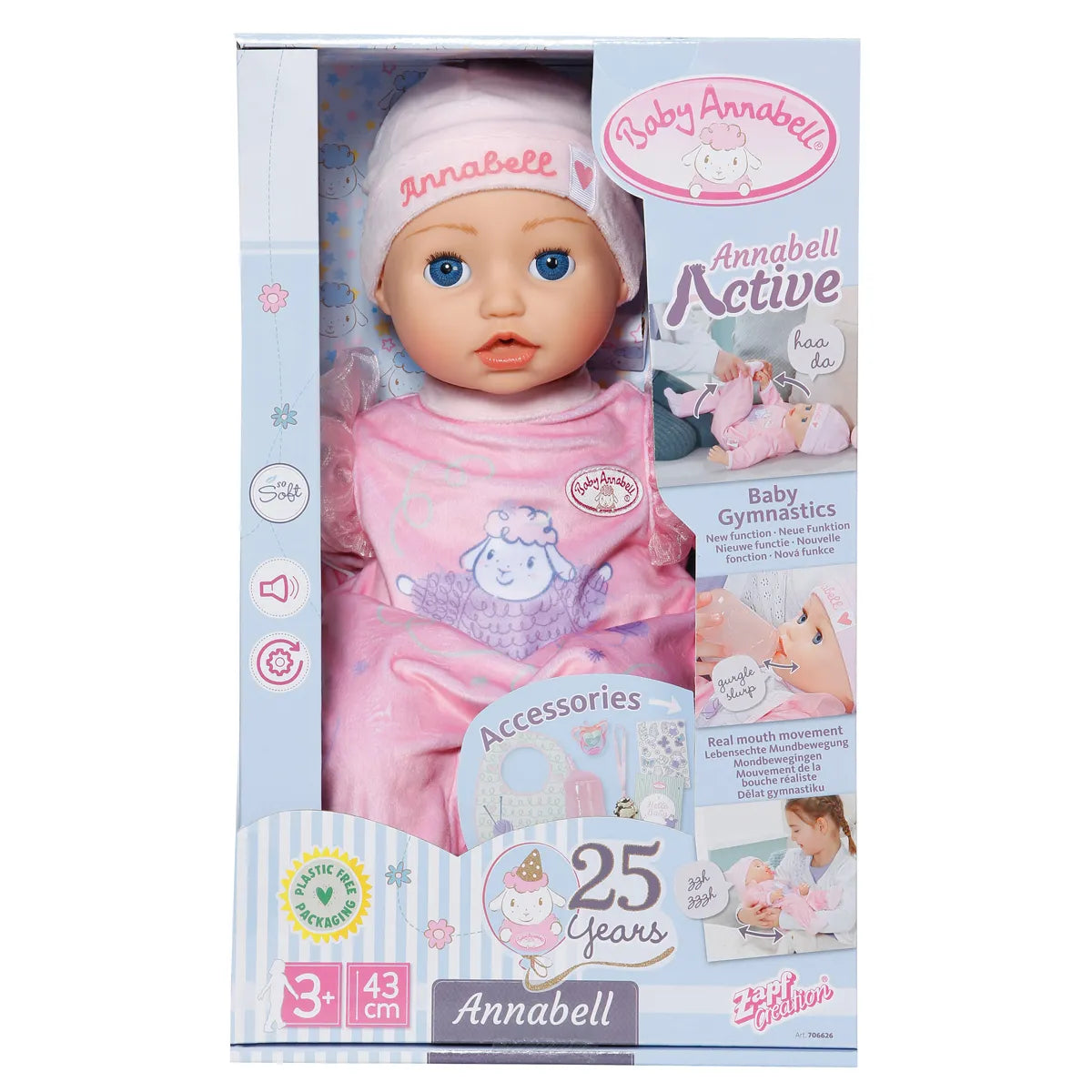 Baby Annabell Active Annabell 43cm Doll