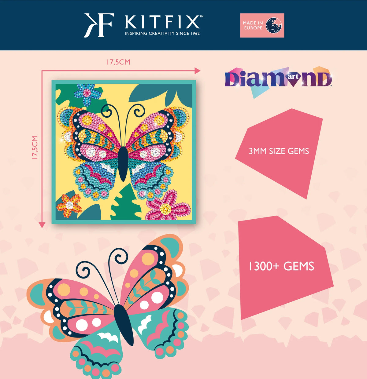 Kitfix Diamond Art Betty the Butterfly