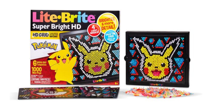 Lite Brite Super Bright HD Pokemon Edition