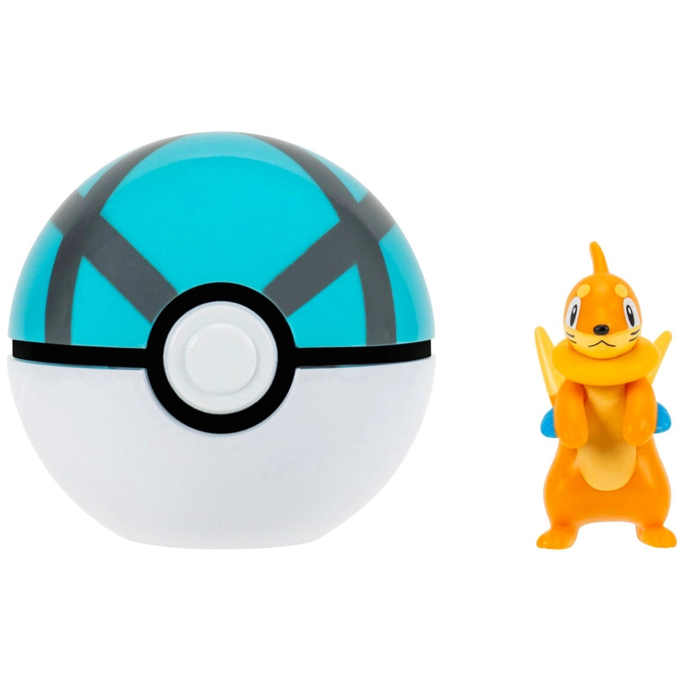 Pokemon Clip N Go Buizel & Net Ball