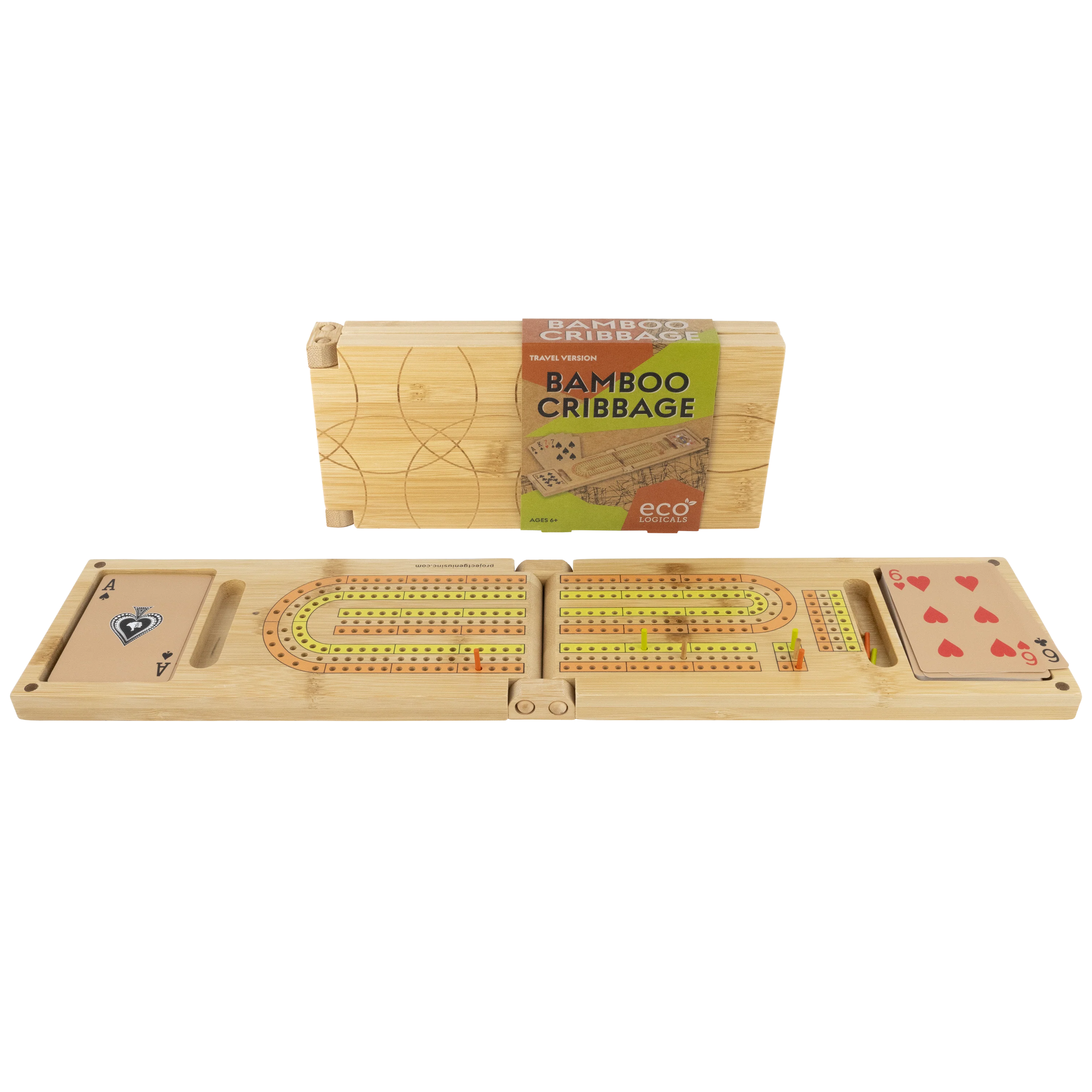 ECO Logicals Travel Bamboo Cribbage