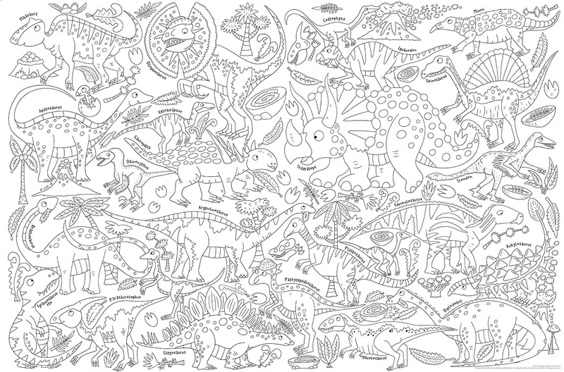 Worlds Biggest Colour-In: Dinosaurs