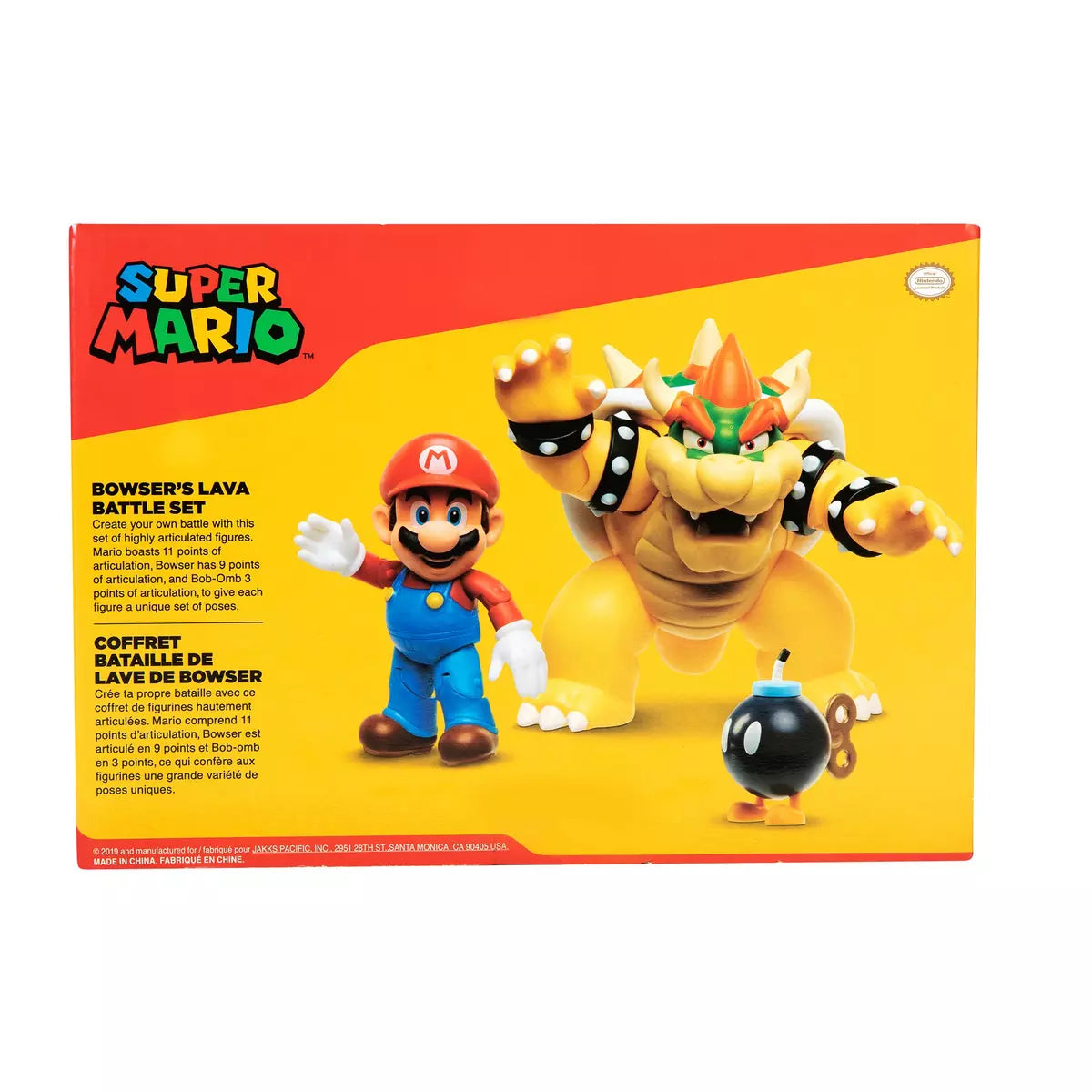 Super Mario Bowser Lava Battle Set