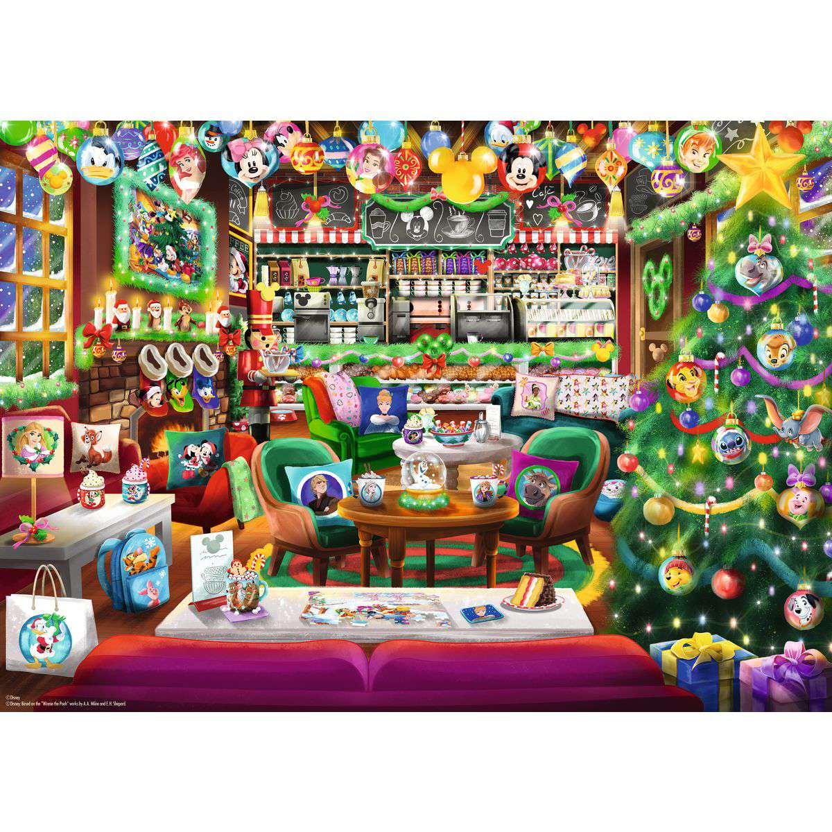 Ravensburger Disney Christmas Café 1000 piece Jigsaw Puzzle