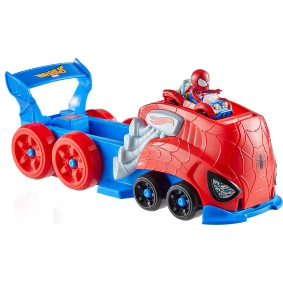Hot Wheels Superstar Speeders Spider-Man Launcher