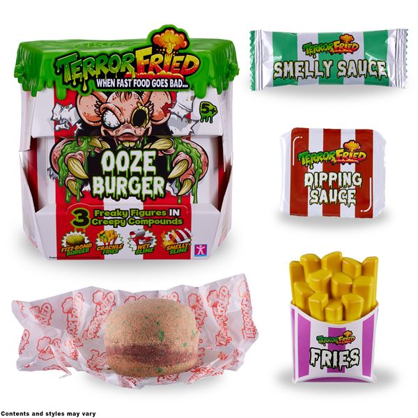 Terror Fried Ooze Burger Assorted