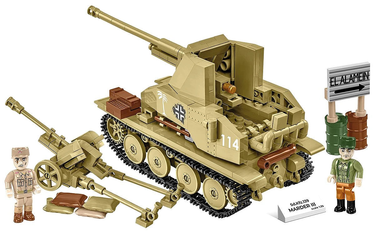 Cobi 3131 SD.KFZ.139 MARDER III Scale Model