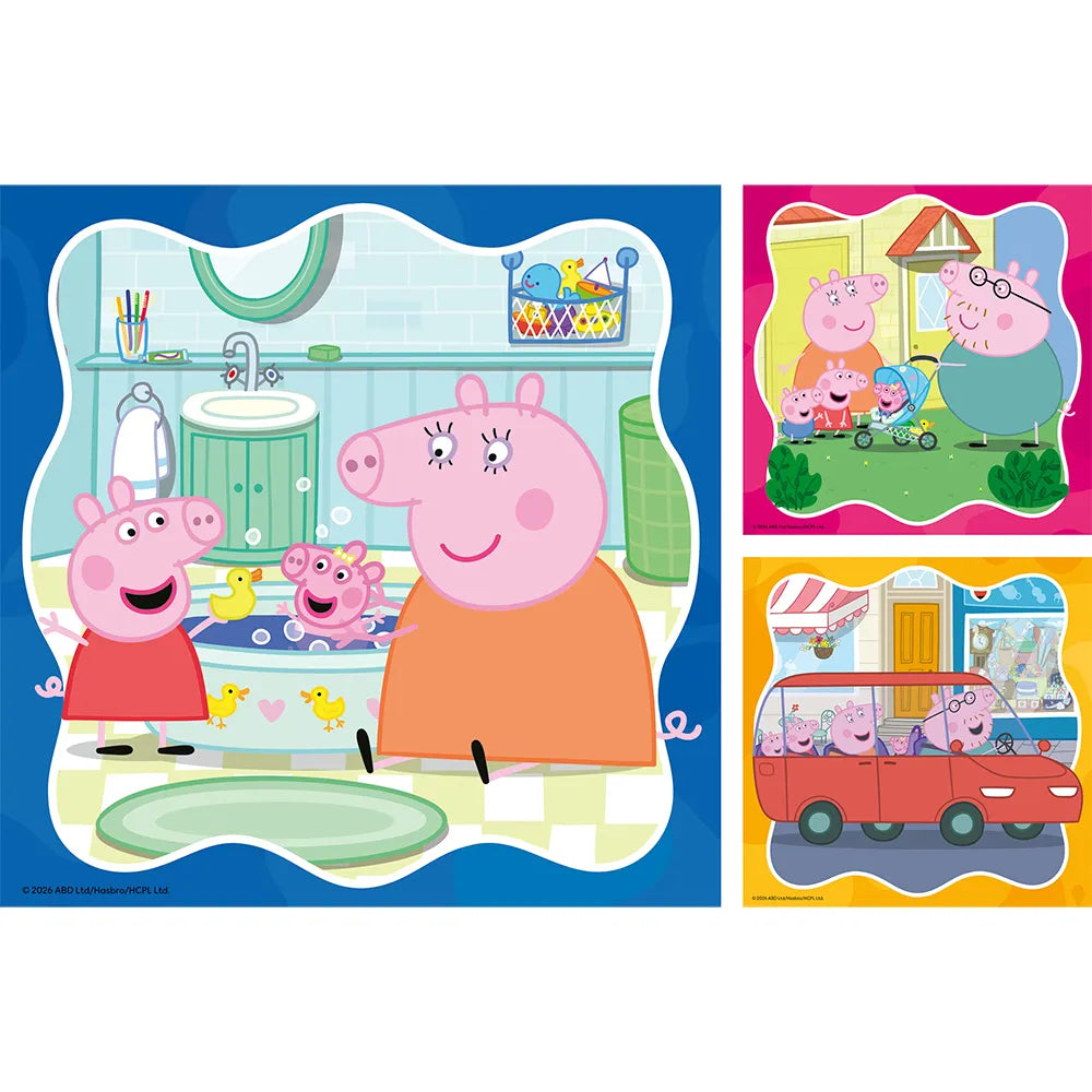Peppa Pig 3x49 Piece Jigsaw Puzzles