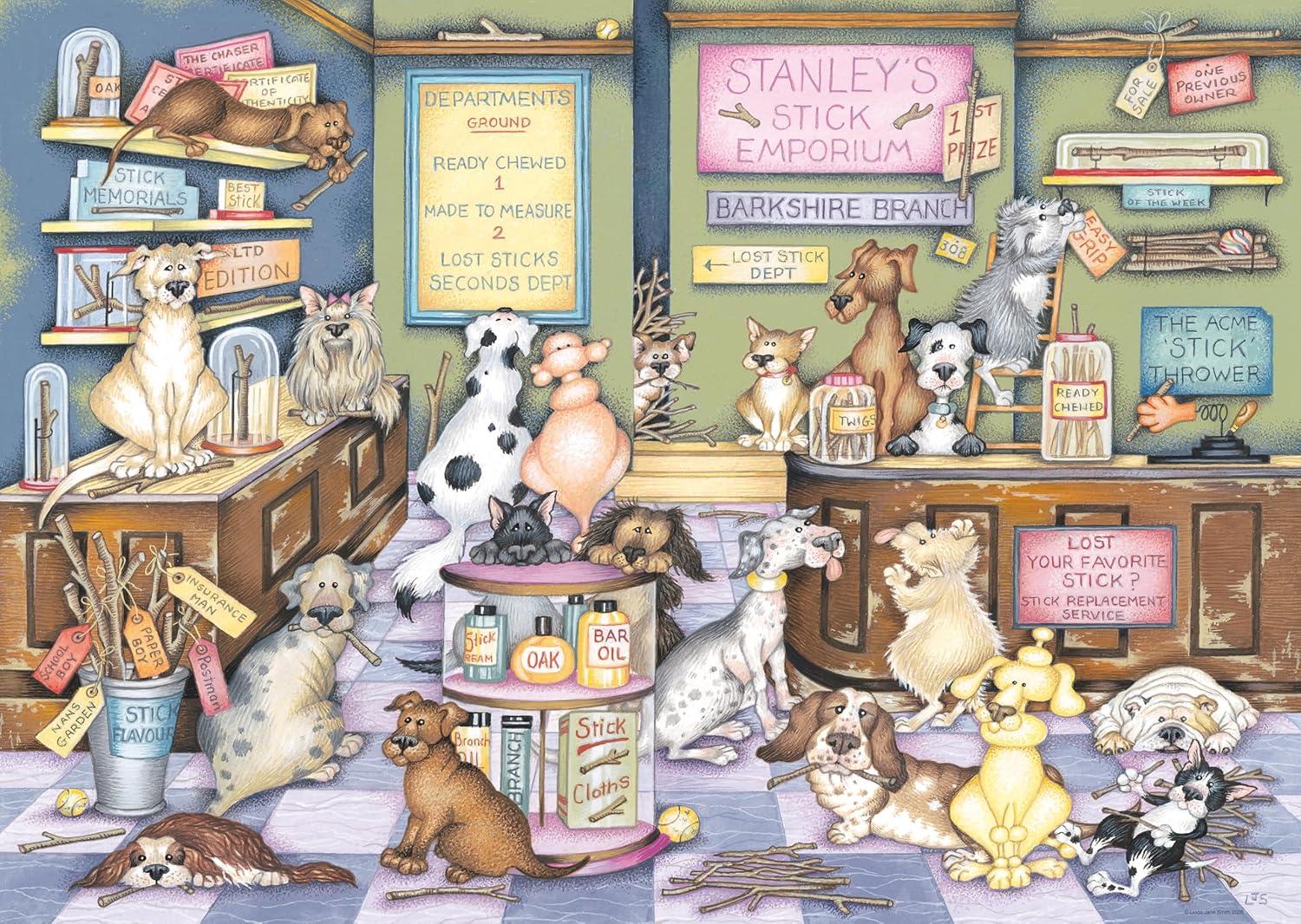 Stanleys Stick Emporium 1000 Piece Jigsaw