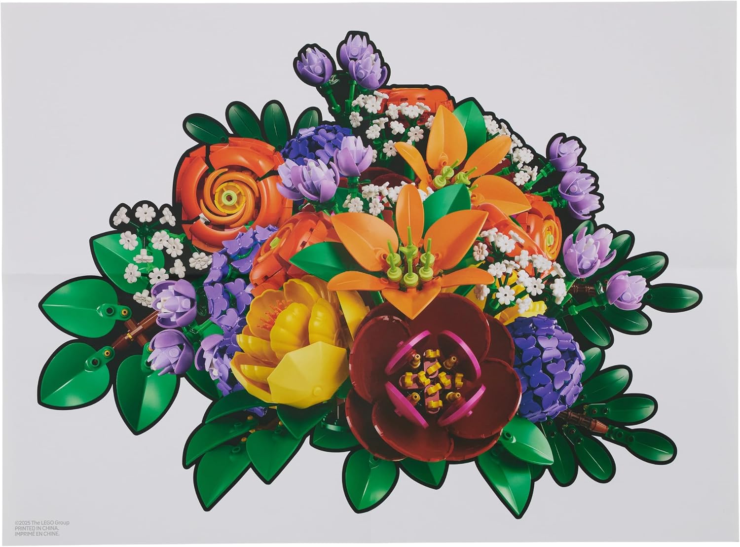 Lego Botanical Purple Floral 1001 Piece Puzzle