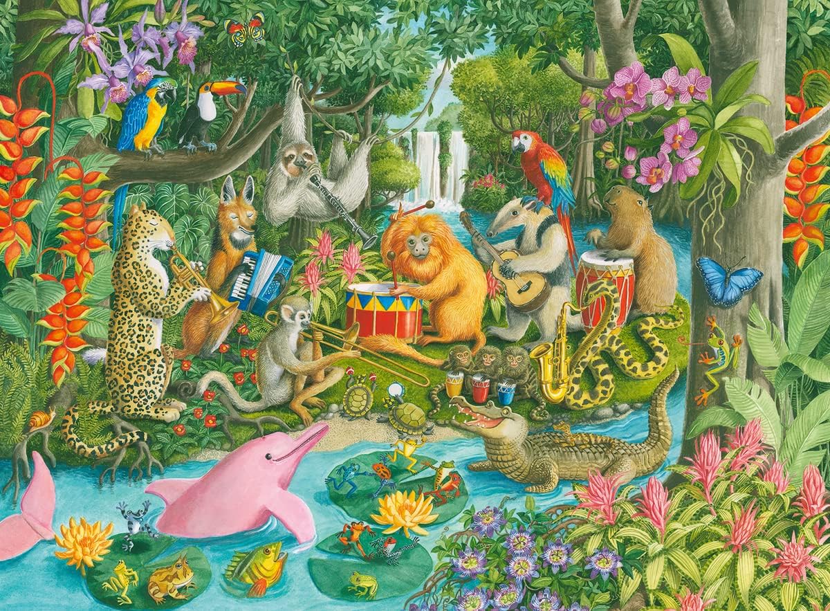 Rainforest River Band 100 XXL Piece Jigsaw Puzzle