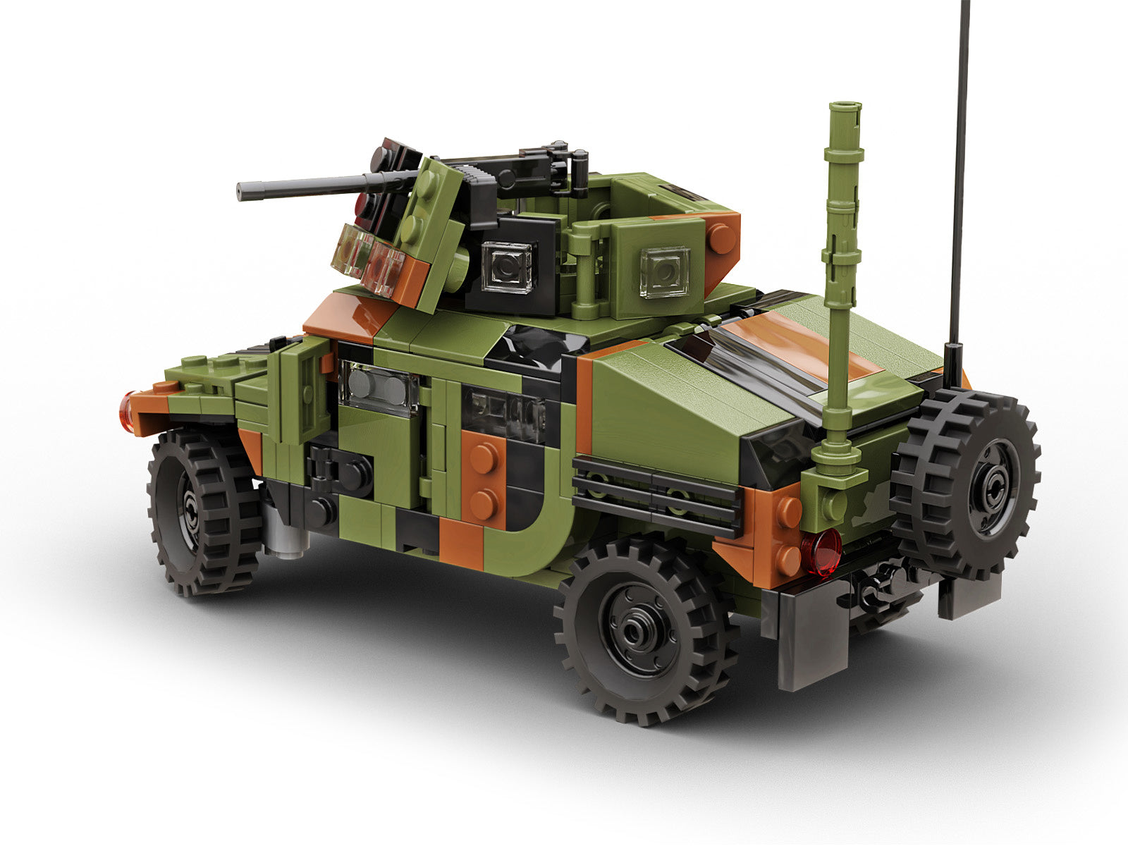 Build Army M1151 Hummer Combat Vehicle 355 pieces