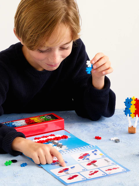 Plus-Plus Activity Pad – Transportation 125 pcs