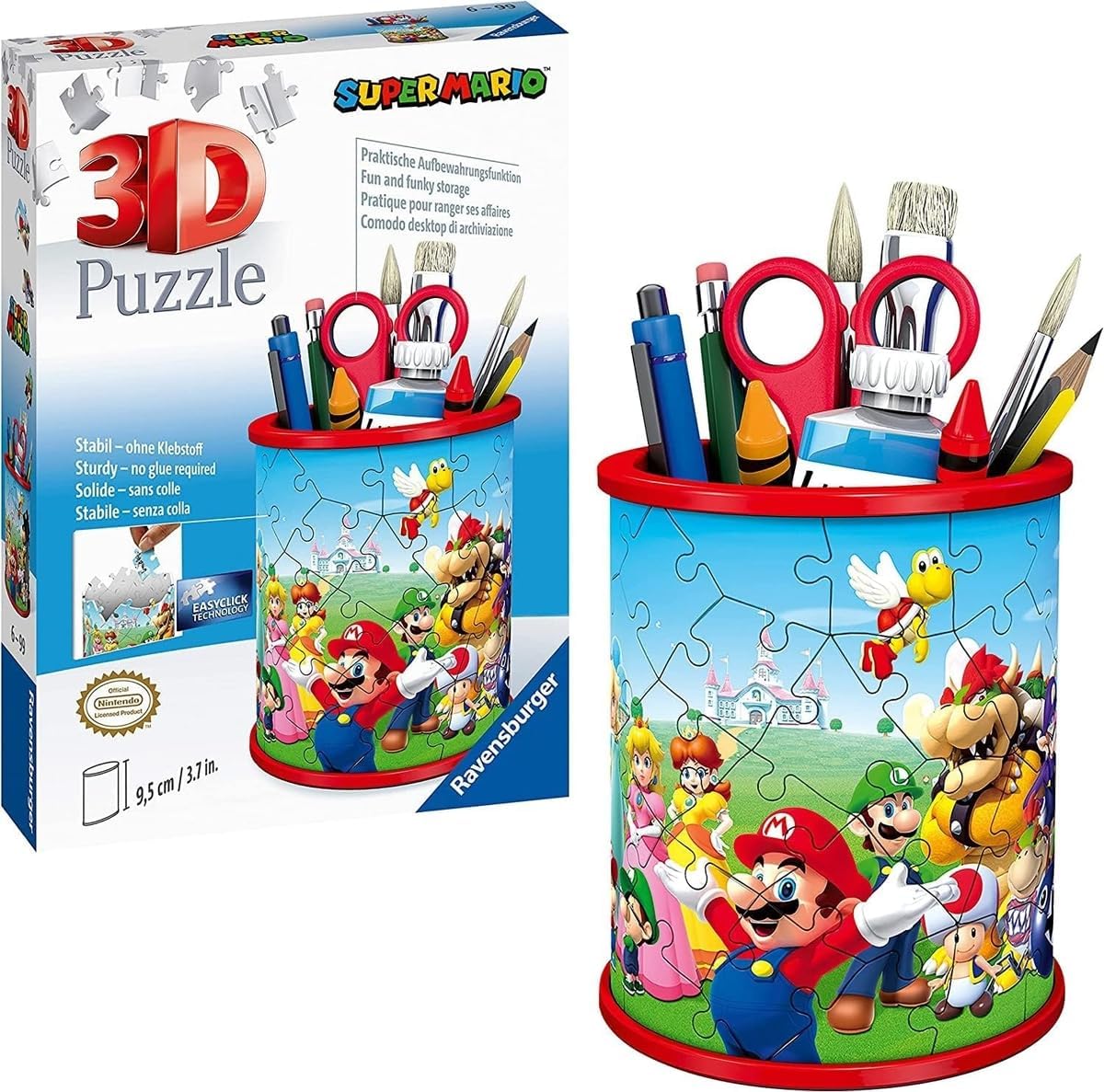 Super Mario Pencil Holder 3D 54 piece Jigsaw