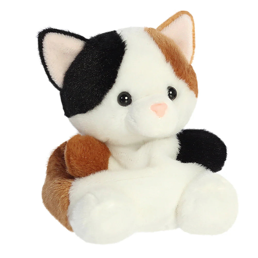Palm Pals Calico Cat 12cm Soft Toy